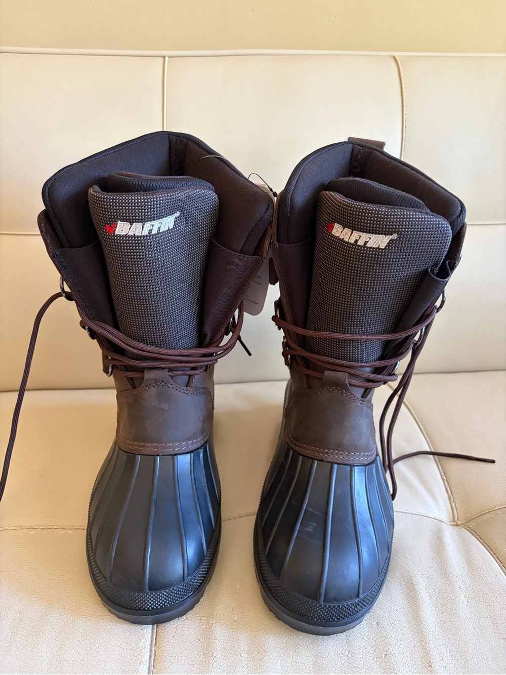 Baffin Kids Brown and Black Insulated Snow Boots